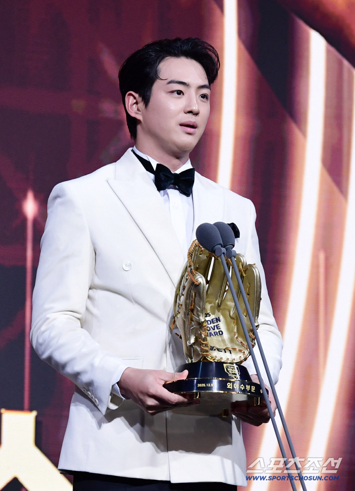 Google in the Outfielder category, again unpredictable this year! Ahn Hyun Min-gu, Ja-Wook Reyes Award...Kim Sung Yoon came in 4th place