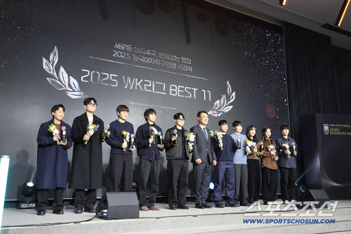 Captain Jung Ji-yeon, who led Hwacheon KSPO Travel Shinhwa, was honored as WK League MVP 
