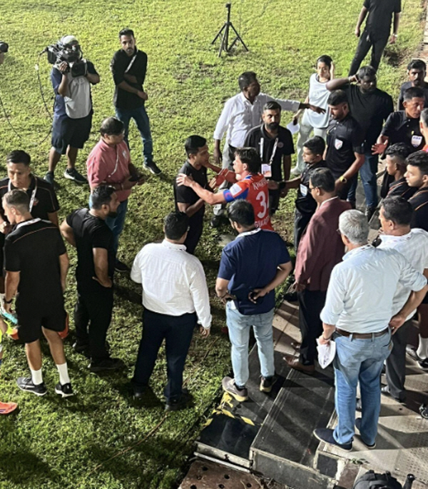 Unprecedented happening, change your underwear vs. I don't want to. I've never had a red card before a match